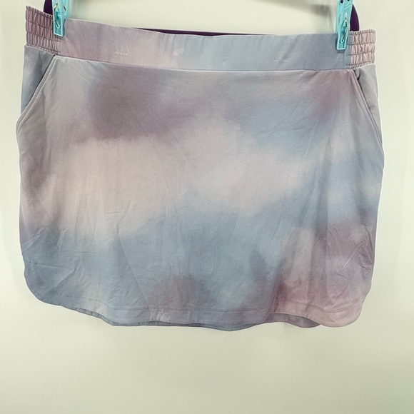 CALIA Women's sz XXL Purple Lake Reflection Cool 16" Birdie Skort New - Picture 2 of 15